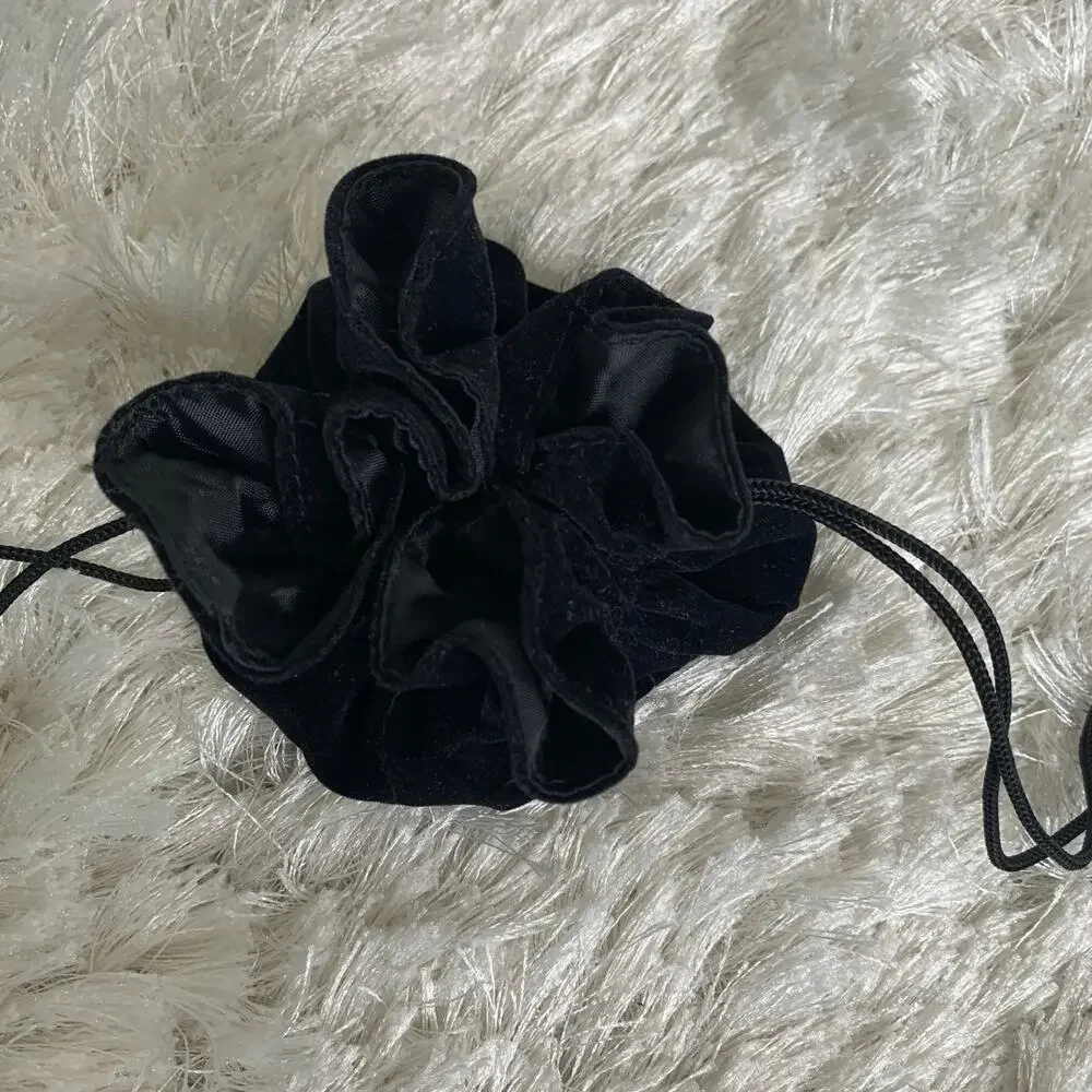 Vintage black velvet